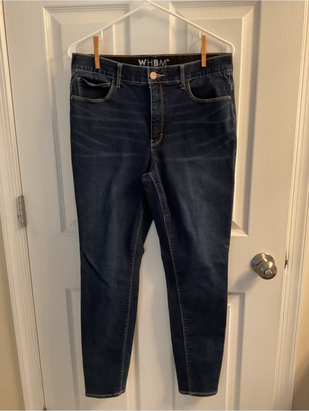 White House Black Market Women's Indigo Skinny Jeans